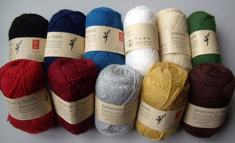 Jamieson and Smith Heritage yarn